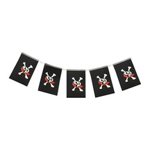 Korsan Partisi Korsan Logo Baskılı Flama Süs Afiş Süsleme 8