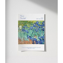 Çerçevesiz Poster Vincent Van Gogh Süsen Çiçekleri