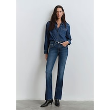 Mavi Kadın Marıa Dark Blue Gold Denim 101225-80680 Mavi