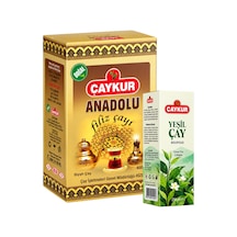 Anadolu Filiz Hediyelik Çay Ve Cam Şişe Yeşil Çay Kolonyası Seti