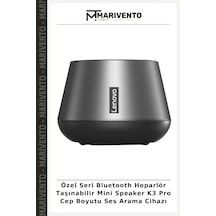 Özel Seri Bluetooth Hoparlör Taşınabilir Mini Speaker K3 Pro Cep Boyutu Ses Arama Cihazı