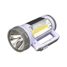 Ja-1953 5w Solar + Şarjlı Işıldak El Feneri