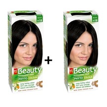 Mm Beauty Bitkisel Saç Boyası Siyah M18 -  (2 Adet) (440704008)