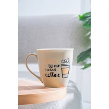 Acar Ruby Porselen Kupa Krem - 600 Ml Krem
