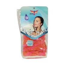 Ankalif İpli Sırt ve Vücut Yumuşak Banyo Lifi Pembe - Turuncu 56 x 10 CM