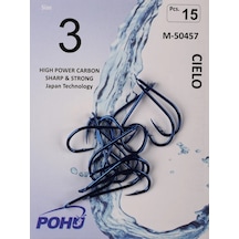 Pohu M-50457 3 Numara 15'li Paket Olta Iğnesi