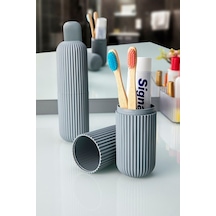 Seyehat Tipi Aksesuar Taşıma Ve Saklama Kabı Plastik 10 X 15 Gri Diğer