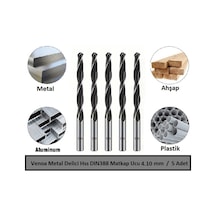 Venoa Metal Delici Hss Dın388 Matkap Ucu 4.10 Mm Paket 5 Li