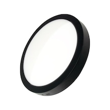 Bry 18w 6500k S.üstü Yuvarlak Siyah Kasa Led Panel