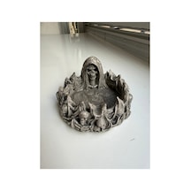 Dekoratif Küllük Kurukafa Model Gri