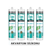 Sista Şeffaf Akvaryum Silikonu 310 Ml Henkel (4 Adet) Şeffaf