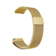 Huawei Watch Gt 3 42mm Uyumlu Metal Manyetik Kordon Gold Renk Zore Krd12 Model - Rose Gold Çok Renkli