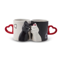 Karaca Love Cat 2'li Kupa 310 ml