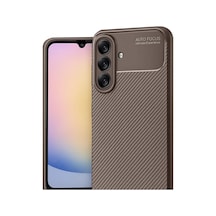 Samsung Galaxy A17 5g Auto Focus Karbon Kapak - Kahverengi 0.2M-Çok Renkli
