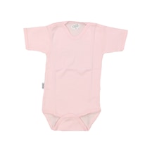 Sebi Bebe Yarım Kol Bebek Body 004 Pembe