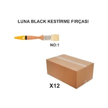 12 Adet Luna Black Kestirme Fırçası İle Kolay Uygulama