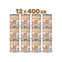 Wise Cat Tavuklu Yavru Kedi Konserve Maması 400 Gr 12 Adet