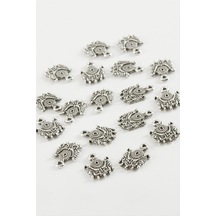 Zenviac456 Osmanlı Bayrağı Tesbih Aparatı 50 Gram Zenviac45678 Gümüş Rengi
