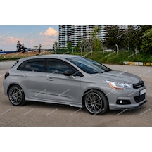 Citroen C4 Yan Marşpiyel Seti Sağ-sol - Boyasız - Fiberglass