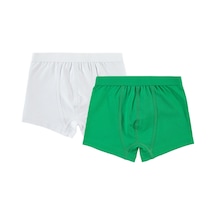 Civil Boys Erkek Çocuk 2'li Atlet Set 2-10 Yaş Yeşil-beyaz D2334552723w1 Beyaz - Yeşil