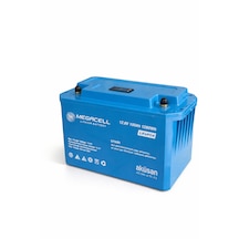 Megacell 12.8 V 100 Ah Lityum Demir Fosfat Lifep04 -prizmatik Hücreli-bluetoothlu