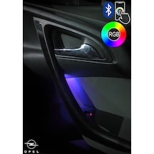 Opel Astra J Rgb Iç Kapı Led Ambiyans Aydınlatma 128 Renk App Kontrolü Uygulama İle Kontrol Edilebilir