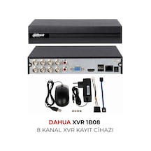 Xvr1b08 8 Kanal Hibrit Kayıt Cihazı Dvr H.265+ Hdmı Vga Uzaktan İzleme