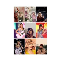 Taylor Swift 3 No Tasarımlı Desenli 9' Lu Fotokart Seti