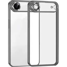 Mey İthalat Apple Uyumlu iPhone 17 Air Lensli Silikon - Titan Gri