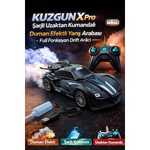 Kuzgun X Pro Şarjlı Uzaktan Kumandalı Duman Efektli Yarış Arabası Full Fonksiyon Drift Aracı
