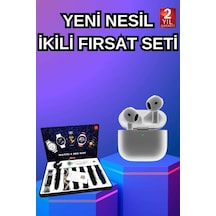 3.nesil Tws Bluetooth Kulaklık Bluetooth Bağlantılı Akıllı Saat Amoled Ekran Plastik Hasır Kordon