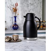 New Titaniu 2 Litre Çift Katlı Çelik Termos Mandallı Png-1