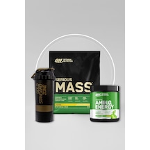 Serious Mass Muz Aromalı 5.45kg 16 Servis-on Amino Energy Limon & Lime 270g 30 Servis 2'li Set Muz