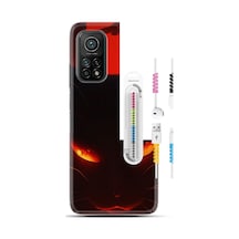 Xiaomi Redmi Note 9 Pro Kılıf +Kablo Koruyucu Lucifur 1672 Siyah