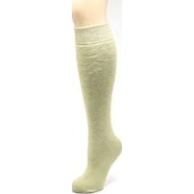 Kışlık Asker Çorabı Havlu Kalın Uzun Konclu Çorap 6 Çift Krem