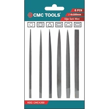 Cmc 6 Pcs Mini Eğe Seti 4 160 Mm