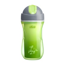 Chicco Isı Yalıtımlı Sport Pipetli Bardak 14 Ay+ Unisex Renkli Yeşil