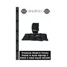 Premium Modern Forma Pratik & Ayak Ağırlığı 1 Kgx2 2 Adet Siyah Sıa100