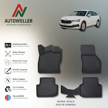 Skoda Scala 2019 Sonrası Uyumlu Havuzlu Oto Paspas