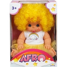 Mey İthalat 20040 Afro Kıvırcık Saçlı Bebek 23 Cm -