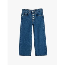 Koton Kız Çocuk Jean Pantolon Koyu İndigo 5wkg40088ad 25ky59003289 Y5907 Koyu İndigo
