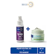 Begısun Diş Beyazlatma Jeli 50 Ml + Arındırıcı & Nemlendirici Yüz Maskesi 100 Ml Bakım Seti