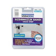 2 Adet Vodaseal Lavabo Kenar Bandı Beyaz 22mmx335m