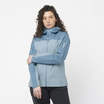 Salomon Outlıne Gore-tex 2.5l Kadın Outdoor Montu Aegean Blue Lc2111200 Mavi