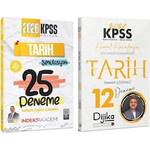 İndeks + Dijika 2026 Kpss Tarih 25 + 12 Deneme 2 Li Set - Aydın Yüce, Kemal Karakaya İndeks Akademi + Dijika Yayıncılık