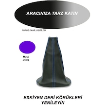 Chevrolet Aveo Uyumlu Oto,araç Vites Körüğü Mavi Dikiş Bmw 1 Serisi