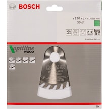 Bosch Optiline Wood 130x20/16 mm 30 Diş Daire Testere Bıçağı - 2608640583