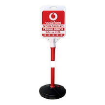 Vodafone Reklam Yönlendirme Tanıtım Bariyer Dubası