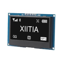 2.42 Inç Ver 4.1 128x64 Ssd1309 7 Pinli Spı/ı2c Oled Lcd Ekran Modülü - Lehimli