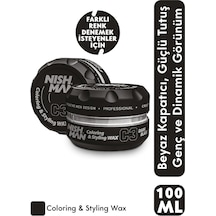 C3 Beyaz Saç Boyayan Şekillendirici Wax 100 Ml